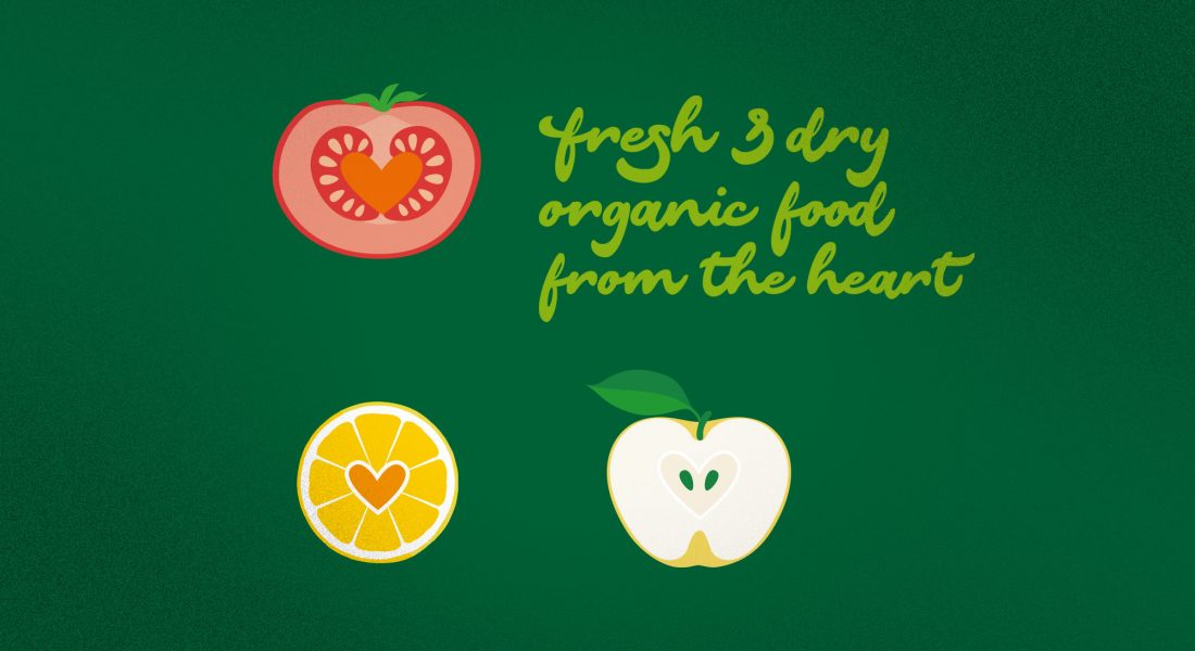 Great-Organic-Food-For-You_GOTO creative brand agency organic food from the heart, stockport, illustration, goto creative