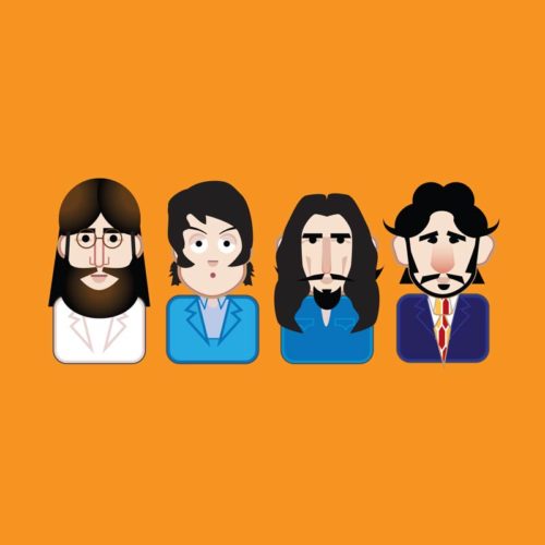 beatles icon character illustration