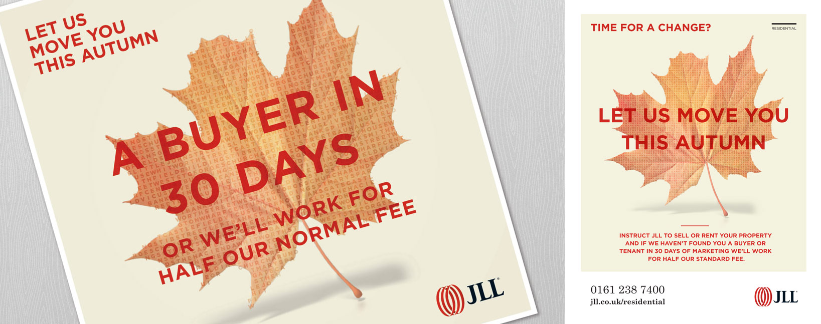 JLL Seasonal Campaign graphic design