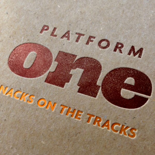 Platform One Letterpress Logo design