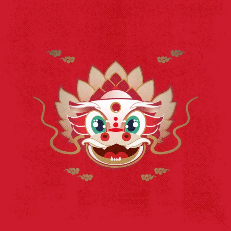 dragons head illustration with cheeky face