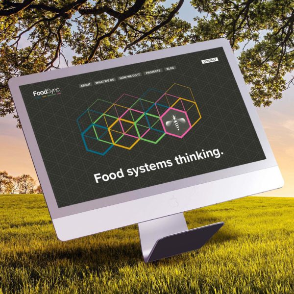 splash page design for sustainable food systems focussed business