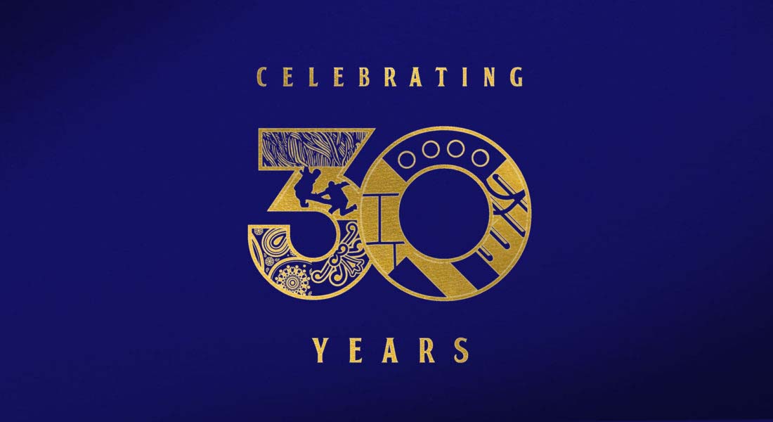 celebration gold embossed logo