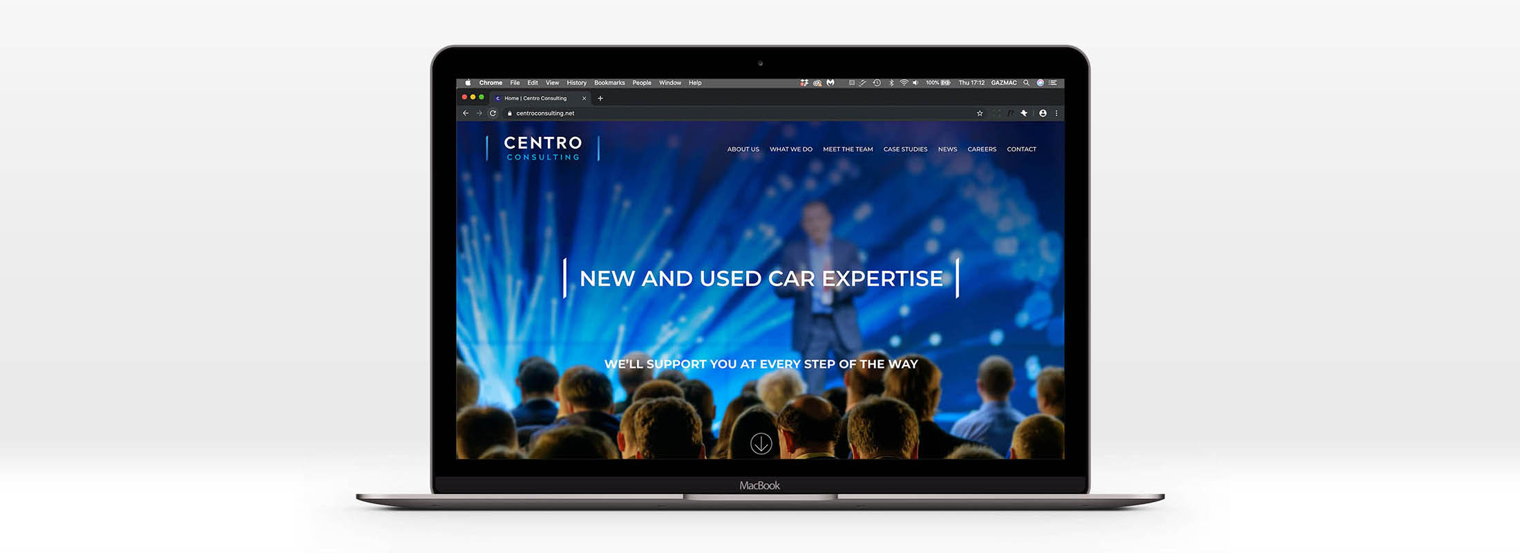 Centro consulting website identity rebrand