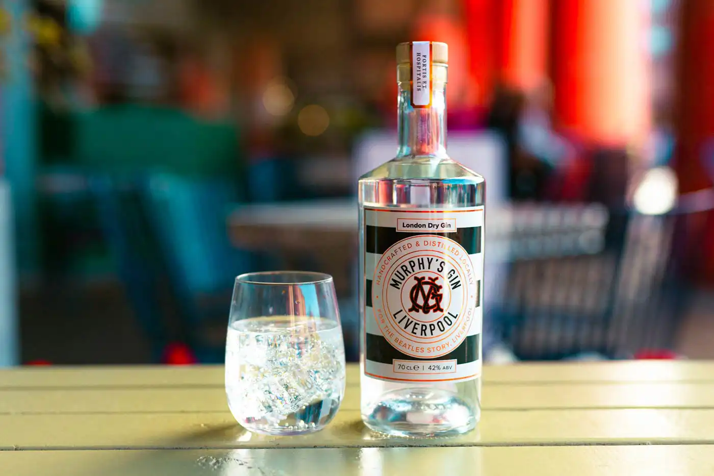 Beatles London gin packaging design and illustration