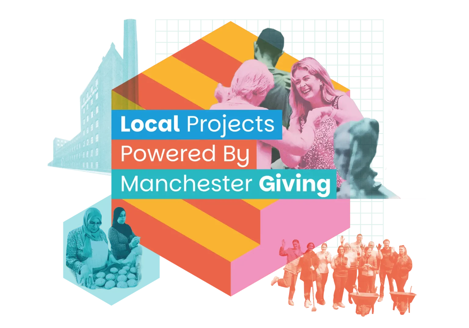 Exciting illustration to visually explain the work of this Manchester charity