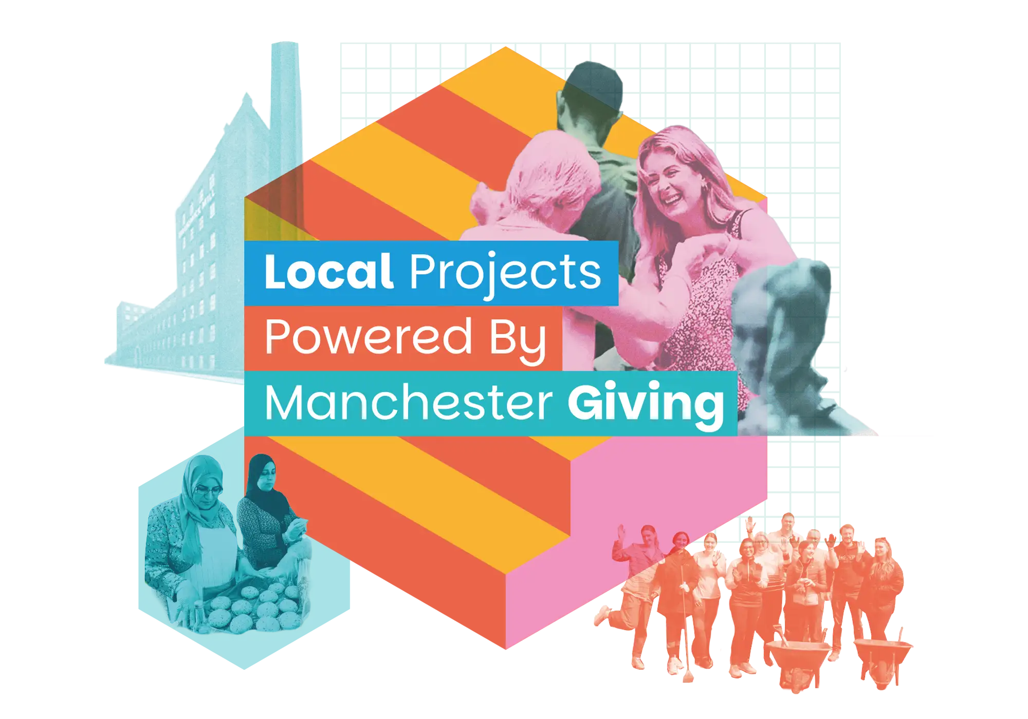 Exciting illustration to visually explain the work of this Manchester charity